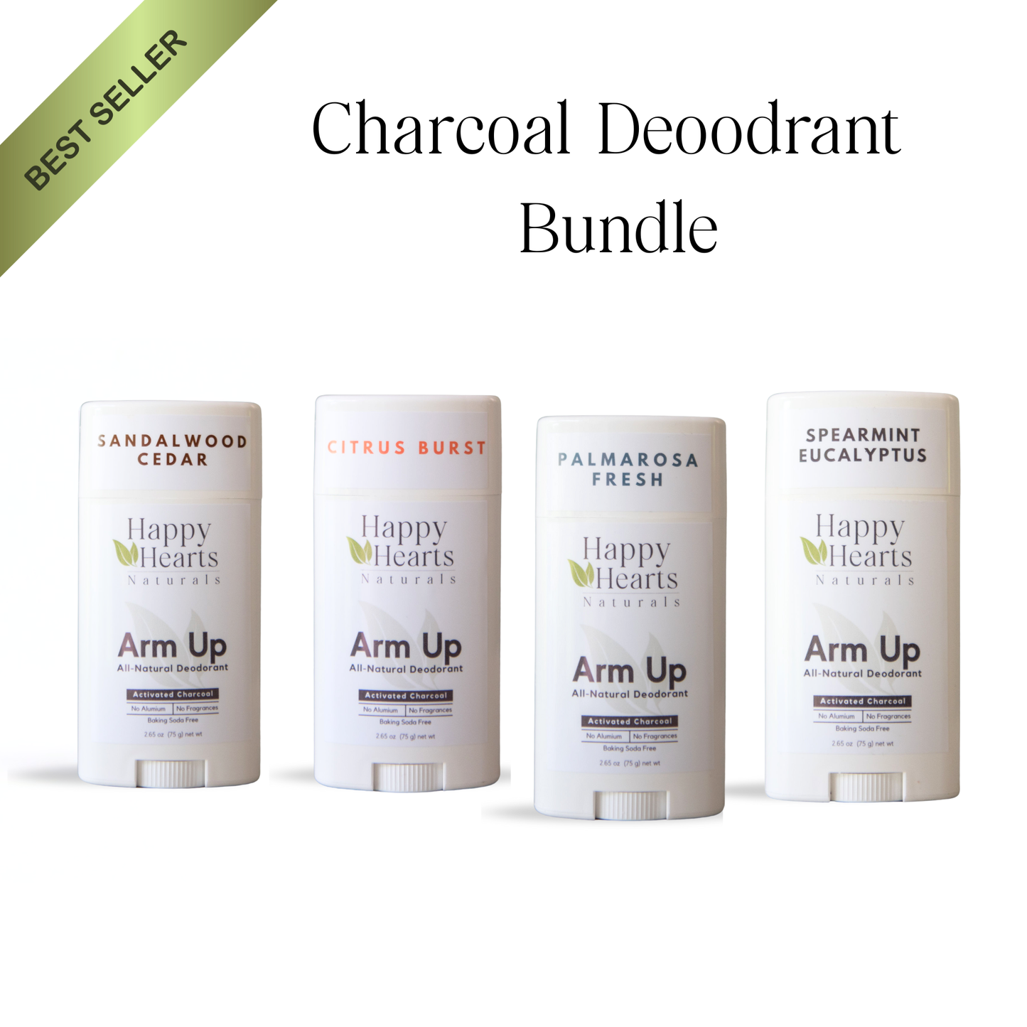 Charcoal Arm Up Deodorant Bundle