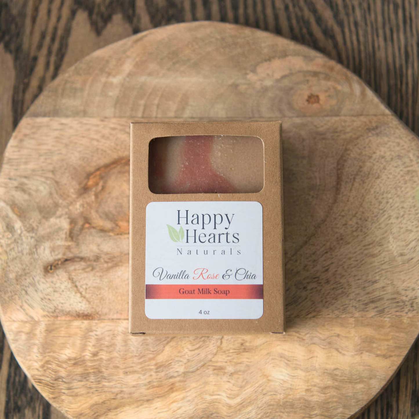 Vanilla Rose & Chia Goat Milk Soap Bar