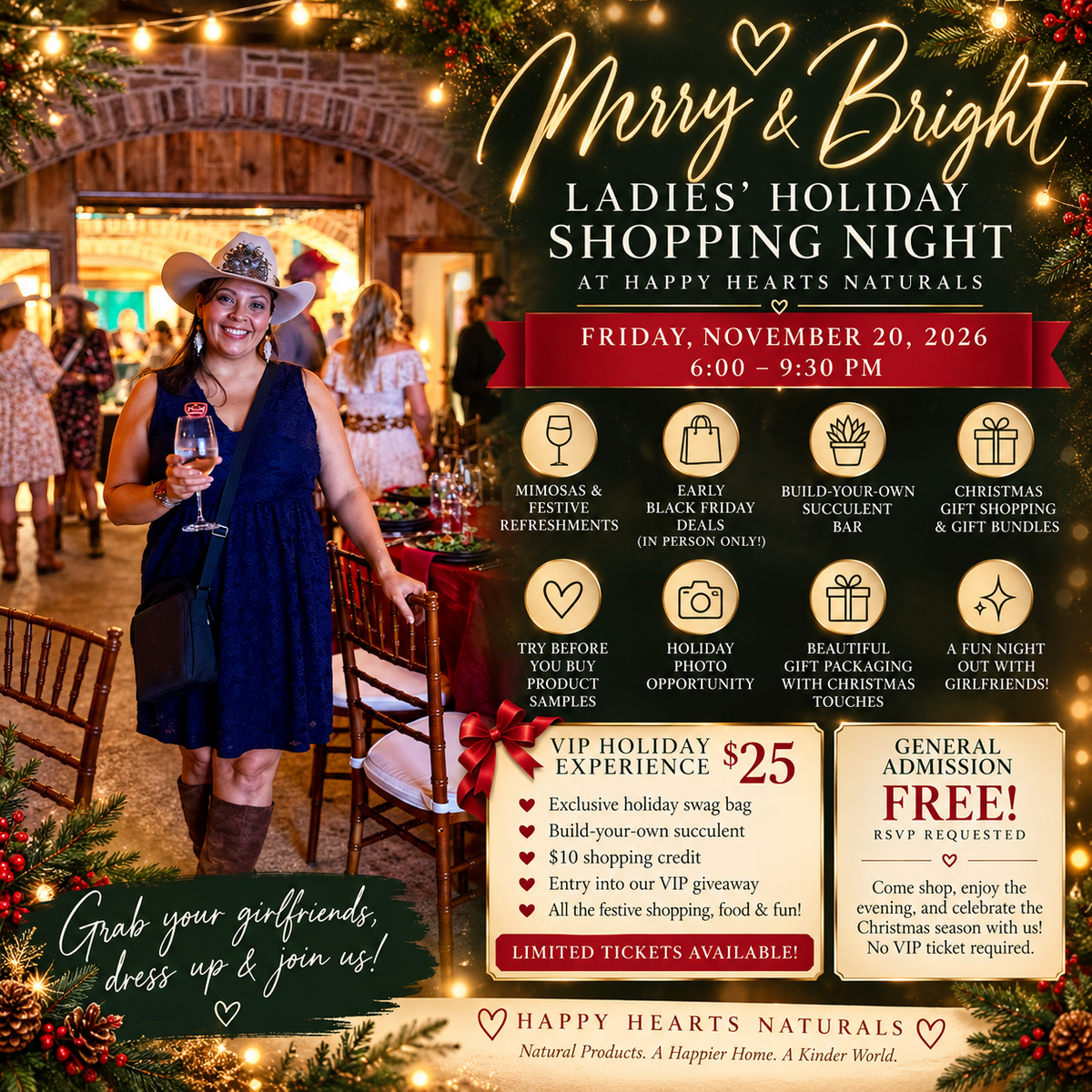 Merry & Bright Ladies' Night | Early Black Friday Shopping Event - November 20th