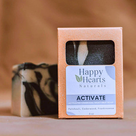 Activate Hand and Body Charcoal Goat Milk Soap