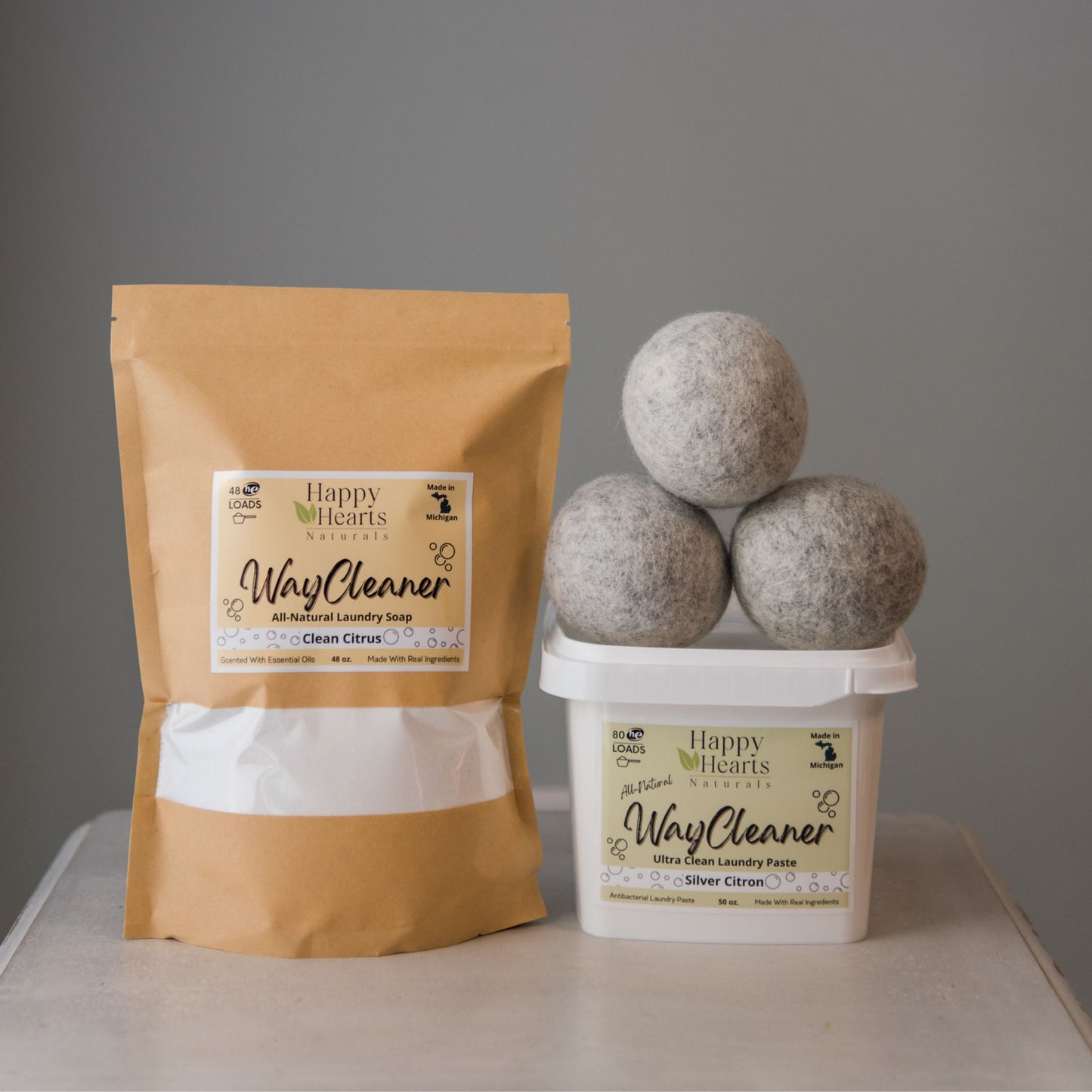 Wool Dryer Balls (Set of 3)